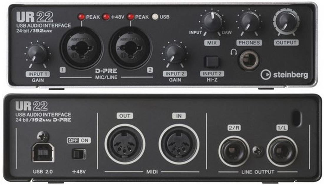 Steinberg UR22 2-Channel USB 2.0 Audio/MIDI Interface
