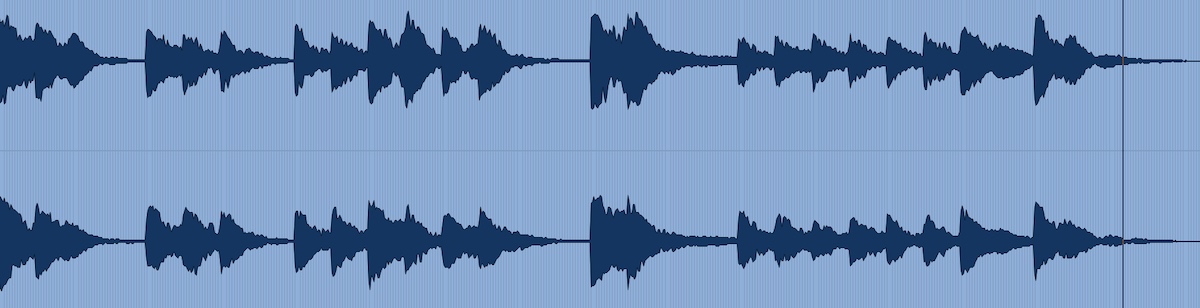 Stereo Track (two separate audio channels)