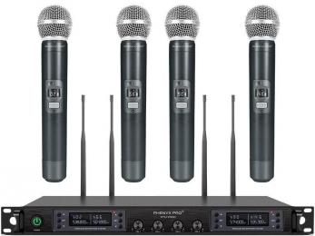 Phenyx Pro PTU-7000A 4-channel UHF Wireless Microphone System