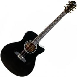 Oscar Schmidt OA10CE Mini Auditorium Acoustic-Electric Cutaway Guitar