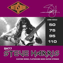 Rotosound SH77 Steve Harris Signature Monel Flatwound Long Scale Bass Guitar Strings