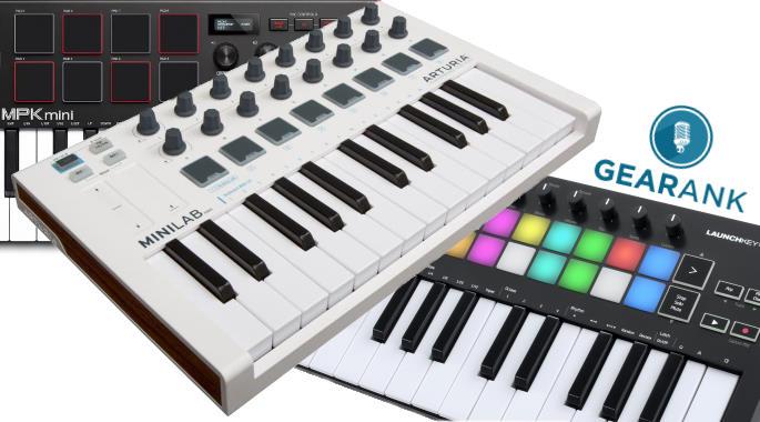 The Highest Rated 25-Key MIDI Controller Keyboards