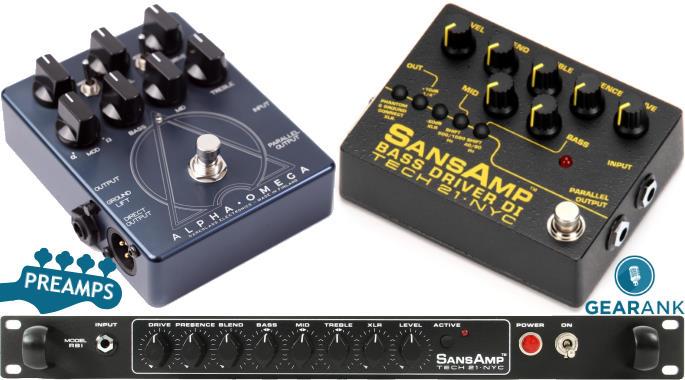 The Highest Rated Bass Preamps