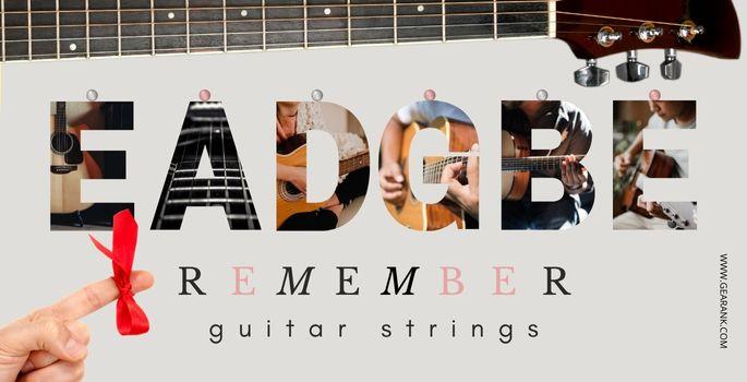 How to Remember Guitar Strings the Easy Way