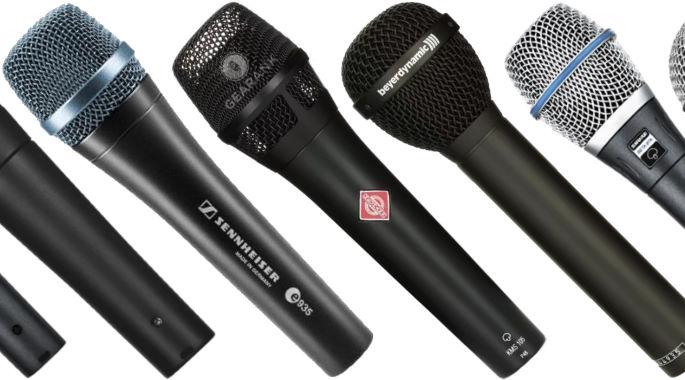 Pickup Sound Golden Finish CM-5530 5 Core Dynamic Cardioid Electret Condenser Microphone for Singing Karaoke 