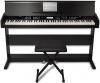 Alesis Virtue 88-Key Digital Piano with Wooden Stand and Bench