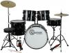 Gammon Percussion SP5 Acoustic 5 Piece Drum Set - Black