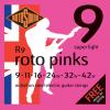 Rotosound R9 Roto Pinks Nickel On Steel Electric Guitar Strings (Super Light Gauge)