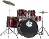 ddrum D2 5-Piece Acoustic Drum Set - Bllood Red