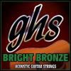 GHS BB50H Bright Bronze Acoustic Guitar Strings (Heavy) 014-060