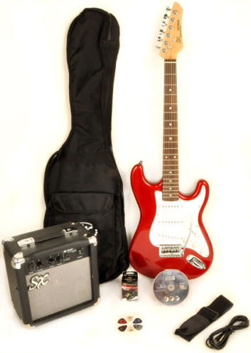 SX RST 3/4 Short Scale Electric Guitar Bundle