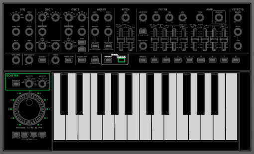 Roland System-1 Plug-Out Variable Analog Synthesizer