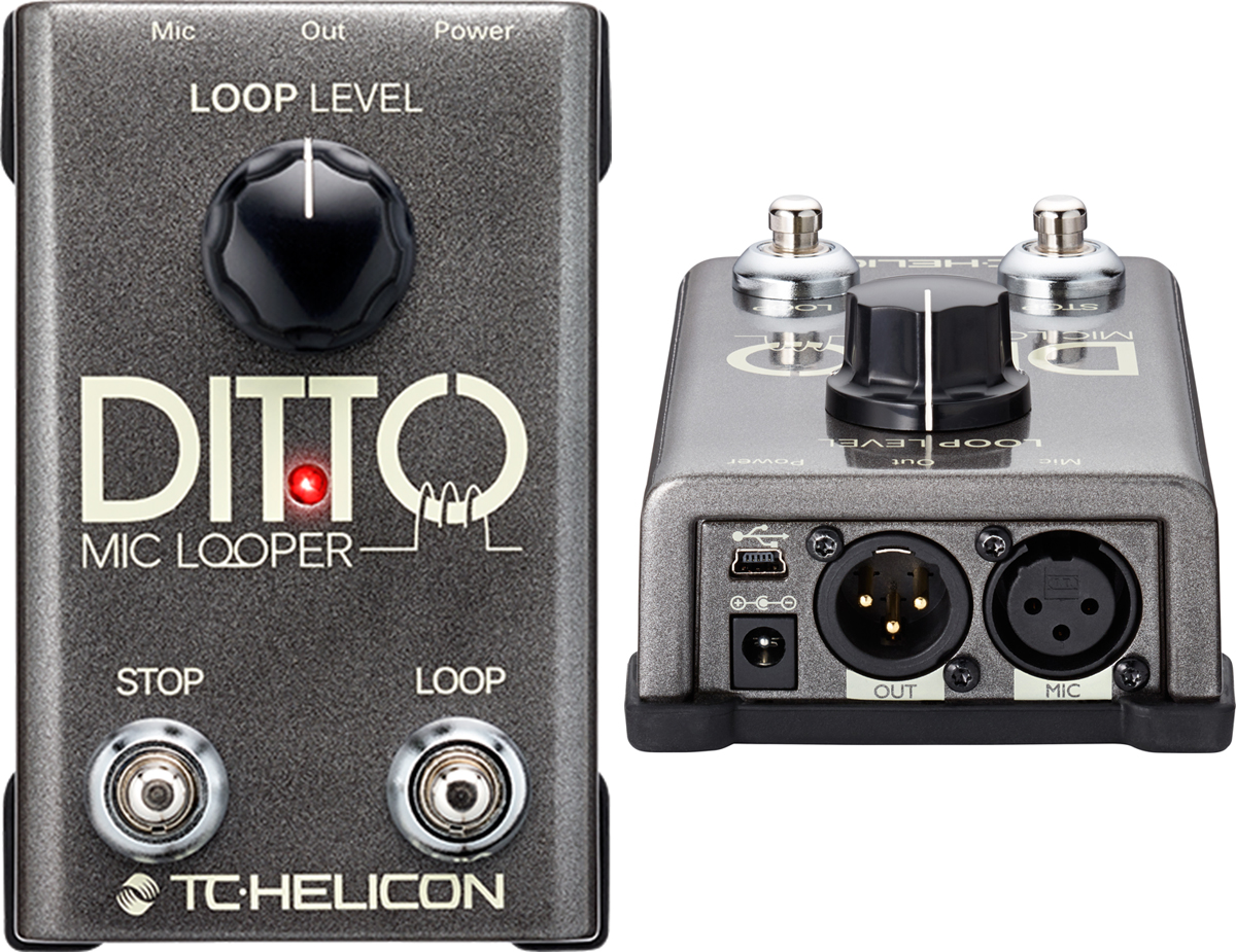 TC Helicon Ditto Mic Looper - Vocal Effects Pedal | Gearank