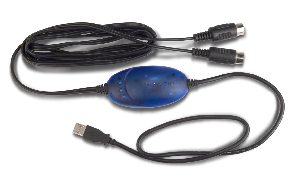 M-Audio Uno 1-In/1-Out USB Bus-Powered MIDI Interface