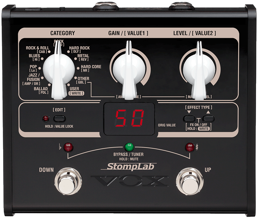 Vox StompLab 1G Amp Modeling Multi-Effects Pedal