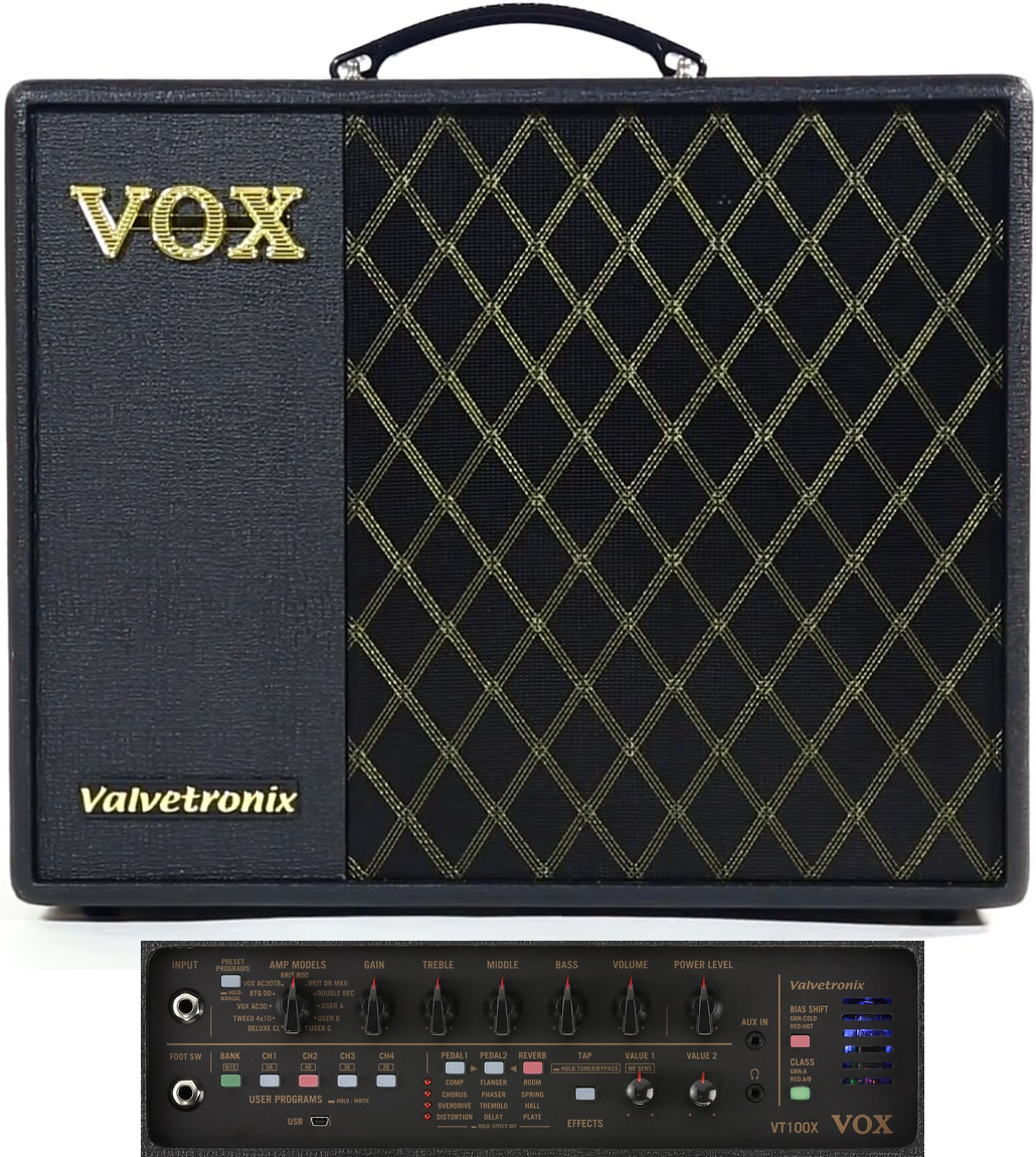 Vox VT100X Modeling Combo Guitar Amplifier