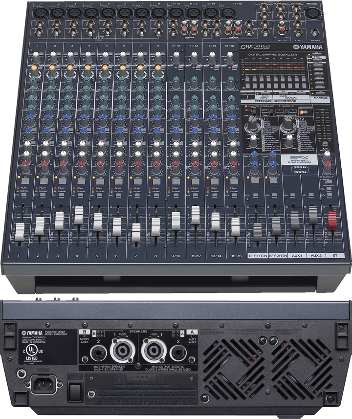 Yamaha EMX5016CF Powered Audio Mixer
