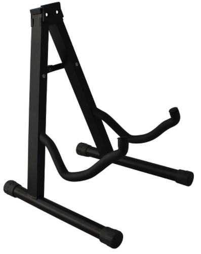 YMC Universal Folding A-Frame Guitar Stand with Secure Lock