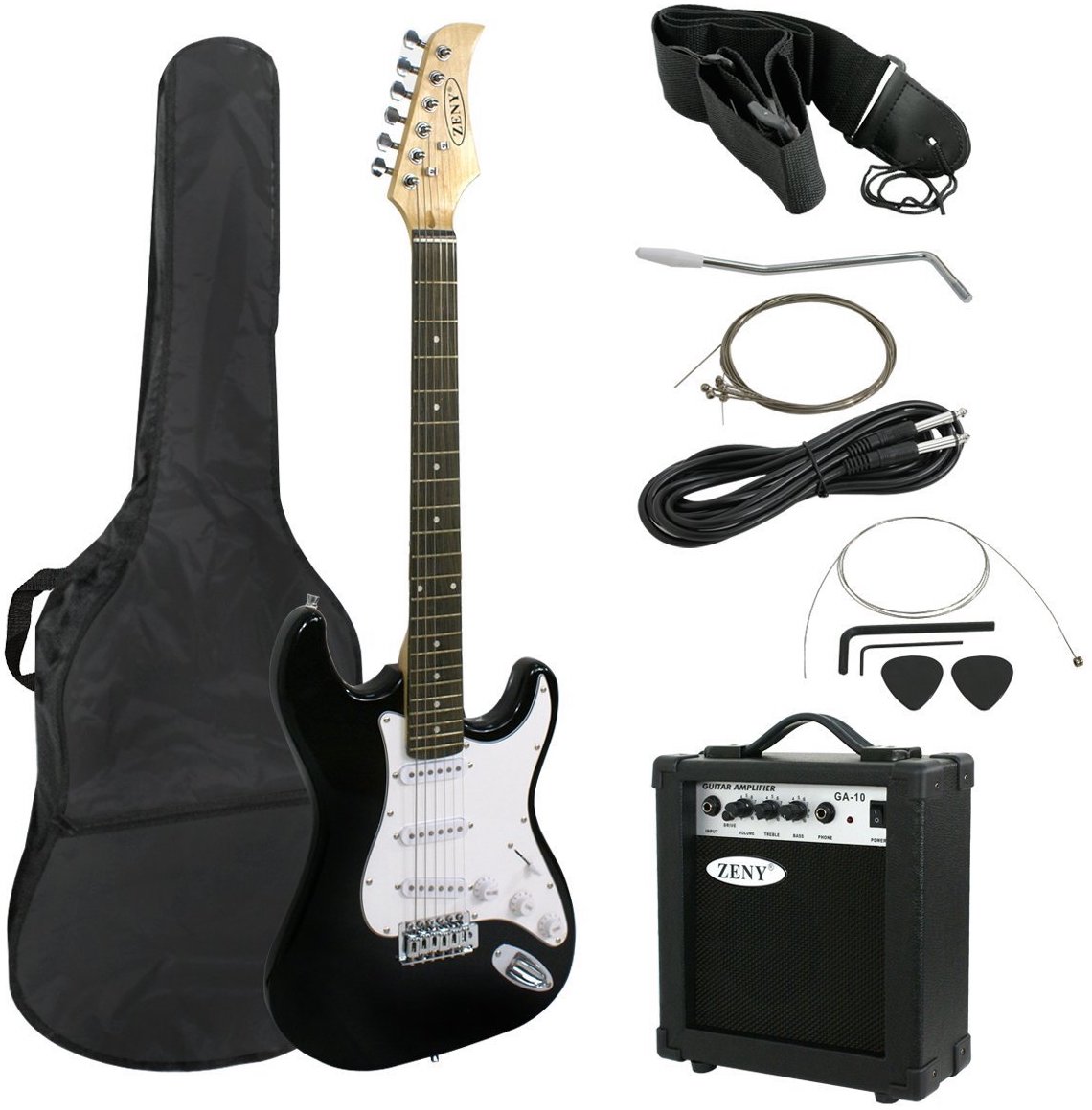 Zeny Starter Pack Electric Guitar Bundle