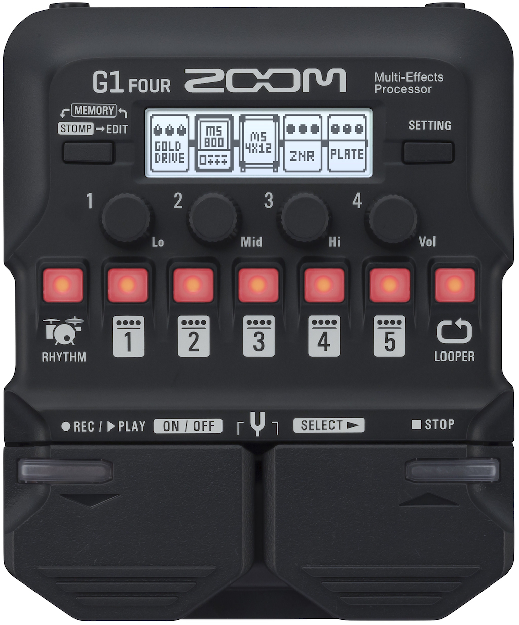 Zoom G1 FOUR Guitarl Multi-effects Processor Pedal