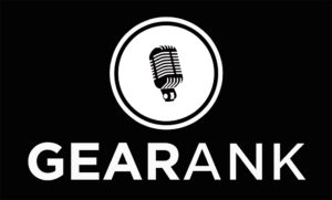 Gearank Logo White on Black