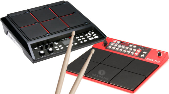 electronic drum pads