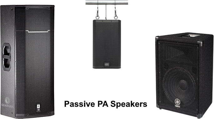 passive pa speakers